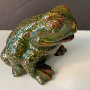 ATLANTIC MOLD CERAMIC GREEN FROG